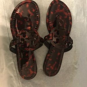 Tory Burch Miller Sandals, Patent Leather